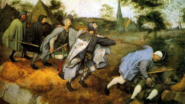 Pieter Bruegel the Elder, The Blind Leading the Blind, 16thC