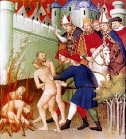 Burning the Cathars, 13thC