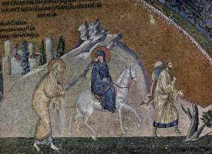 Journey to Bethlehem, Chora Church, Istanbul, 14thC
