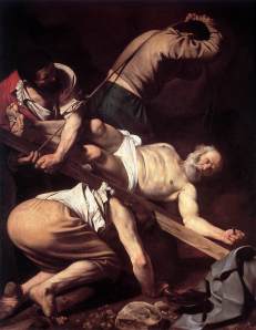 Martyrdom of St Peter, Caravaggio, 17thC